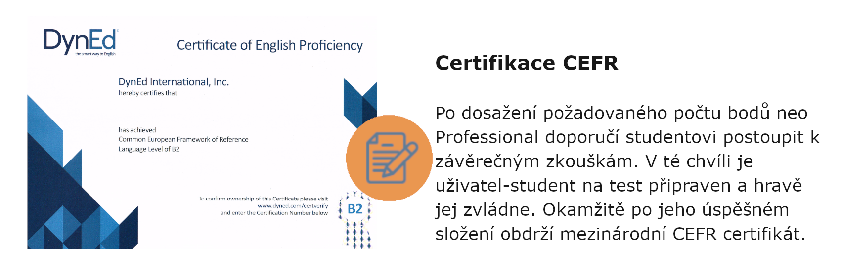 smart phone certifikace cefr